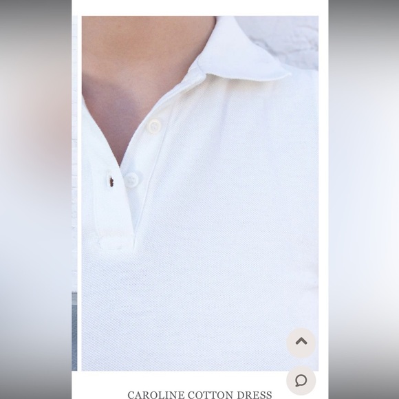 White Brandy Melville Caroline Polo Dress - Picture 9 of 9